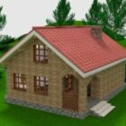 One Level Brick House