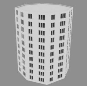 Hi-rise Apartment Housing 3d model