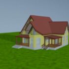 Casa de campo simple