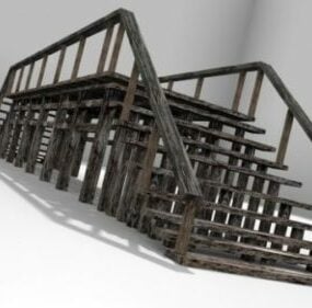 Baubrückenteil 3D-Modell