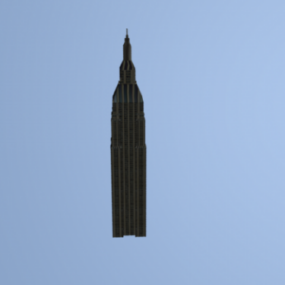Ancient City Tower Building 3d model
