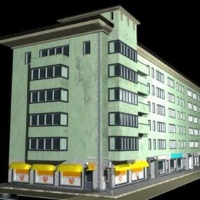 Ryska byggnadslägenhet 3d-modell