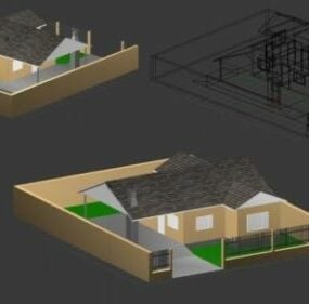 Gaming House Building Design 3d model