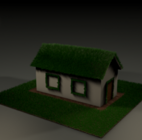 Old Small House For Gaming 3d model