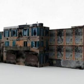Alte Häuser 3D-Modell