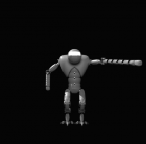 Toekomstig Robot Droid 3D-model