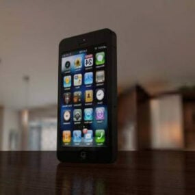 Iphone 5 Black Color 3d модель