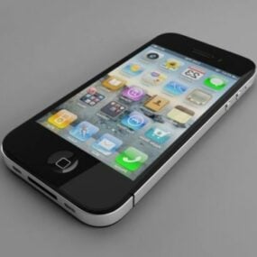 Iphone 5 Black Design 3d model