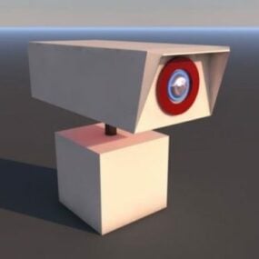 CCTV-wegcamera 3D-model