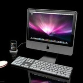 Apple Computer Imac Set 3d model