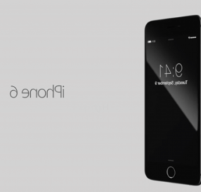 סמארטפון אייפון 4 דגם תלת מימד שחור