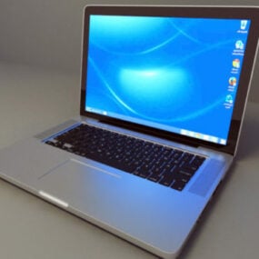 Reka bentuk komputer riba model 3d