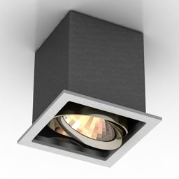 Ceiling Lamp Box Style 3d model