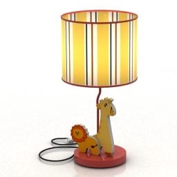 Vintage Lampe Hotelmöbel 3D-Modell