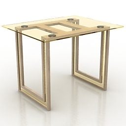 Marble Table Furniture 3d model