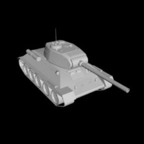 Lowpoly Tank Design 3d model