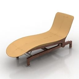 Swimming Pool Lounge Chair 3d model