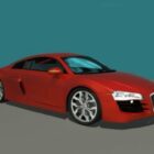 Rød farve Audi R8