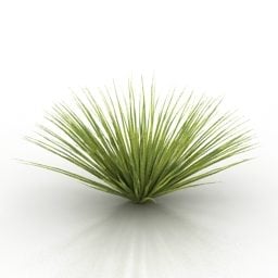 Grass Plant Piece 3d model