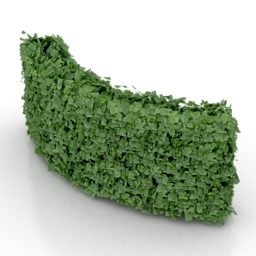 Módulo Hedge Forma Curva Modelo 3D