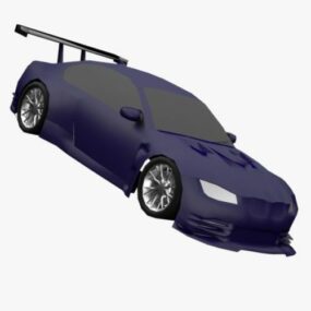 Black Sport Car 3d model
