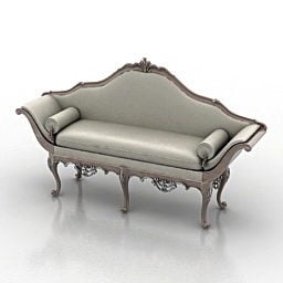 Klassisk sofadesign 3d-modell