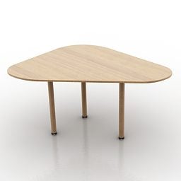 Трикутний стіл 3d модель