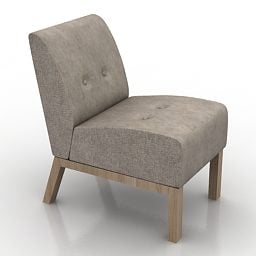صندلی راحتی تشک خانگی مدل سه بعدی