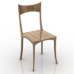 3D model studentské židle