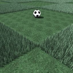 Grass Field V1 3d model