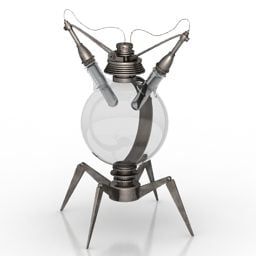 Modelo 3d de lâmpada de aranha