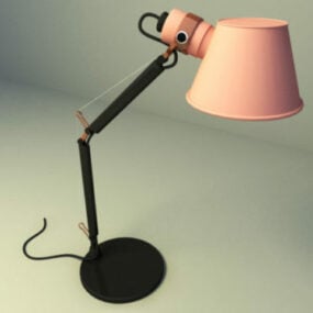 Modelo 3d de lâmpada de leitura para quarto