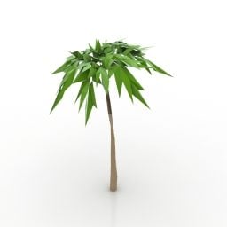 1D model Coconut Tree V3