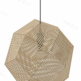 Metal Ball Dotted Pendant Lamp 3d model