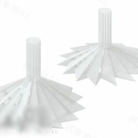 Origami Style Pendant Lamp 3d model