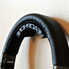 Hörlurshållare Utskrivbar V1 3d-modell