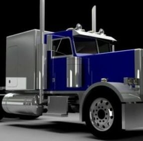 3d модель важкої вантажівки