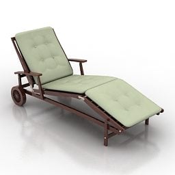 Home Swimming Lounge Chair 3d model