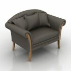 Stoffen Chesterfield fauteuil