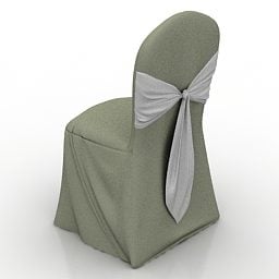 Green Wedding Chair Furniture 3d model