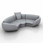 Curved Sofa Room Corner Furniture