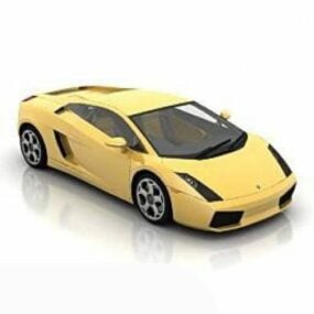 Model 3D supersamochodu Lamborghini Gallardo