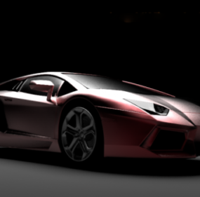 Koncepcja samochodu sportowego Lamborghini Model 3D