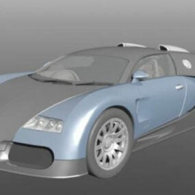 Model 3D Supersamochodu Bugatti Veyron