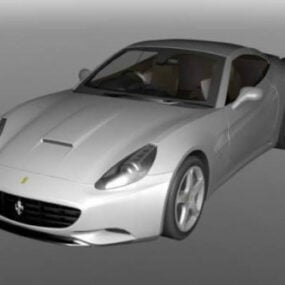 Diseño de coche Ferrari California modelo 3d
