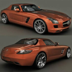 Mercedes Benz Sls Spor Araba 3D modeli