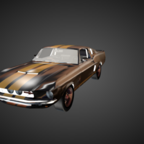 Coche Ford Mustang Shelby 1967 modelo 3d