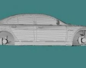خودروی کانورتیبل Bmw Z4 مدل سه بعدی