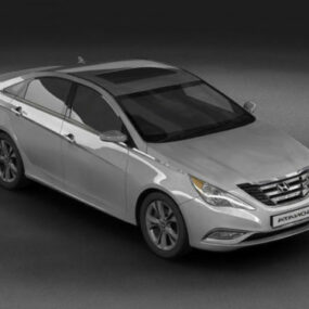 汽车现代索纳塔2011 3d模型