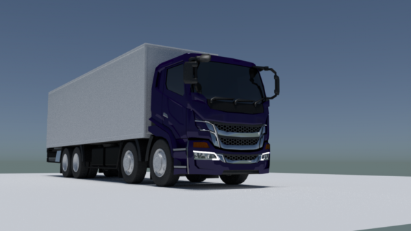 Box Truck 3d Model Free